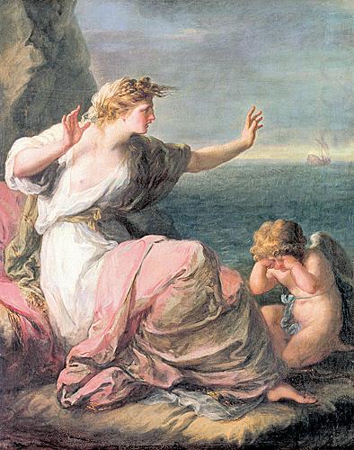 Ariadne von Theseus verlassen, Angelica Kauffmann